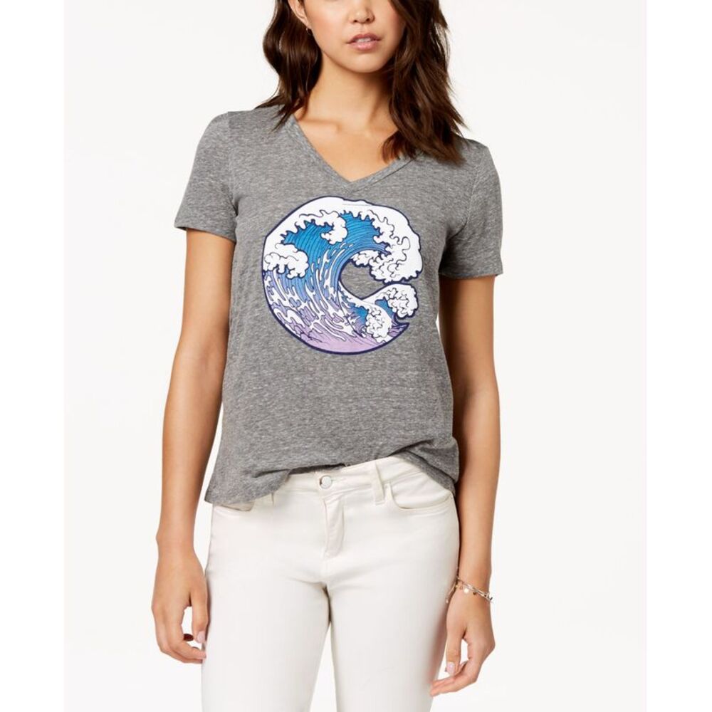 Carbon Copy Wave Graphic T-Shirt